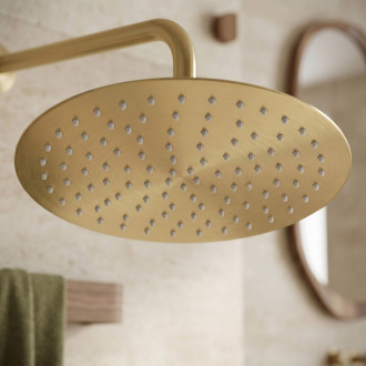 Kulatá dešťová sprcha REA JS-P014BG 30cm Brush Gold