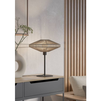 Stojací lampa Eglo MIDSUMER černá ocel 44002