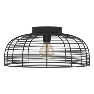 Nástěnná lampa Eglo RINROE černá ocel 43896
