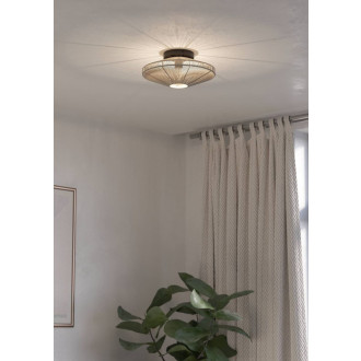 Nástěnná lampa Eglo MIDSUMER černá ocel 43998