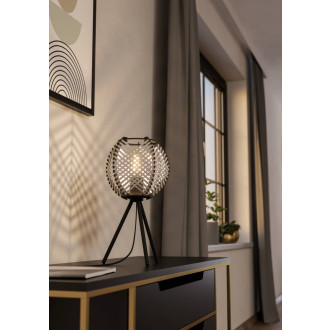 Stojací lampa Eglo WAVERTON černá ocel 44008