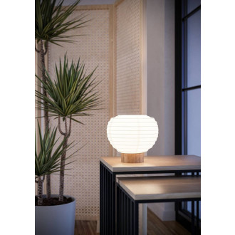 Stojací lampa Eglo SUMMERHILL hnědá dřevo 44067