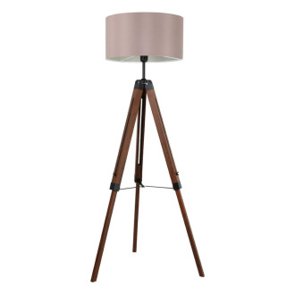 Stojací lampa Eglo LANTADA ořechová dřevo 44115