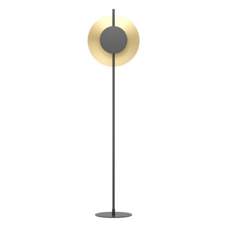 Stojací lampa Eglo TOCINA černá, kartáčovaná mosaz ocel 900991