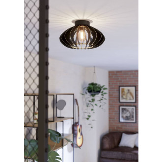 Nástěnná lampa Eglo černá ocel 900999