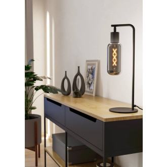 Stojací lampa Eglo MAIONE černá ocel 901007