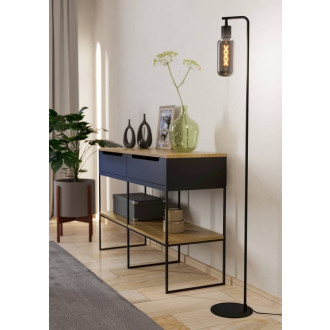 Stojací lampa Eglo MAIONE černá ocel 901008