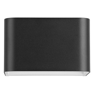 Nástěnná lampa Eglo černá, bílá hliník 901016
