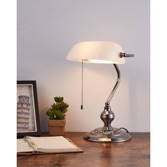Stojací lampa Eglo BANKER černý nikl ocel 901019