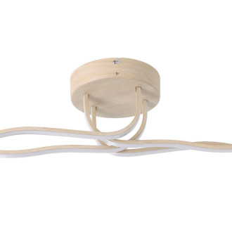 Nástěnná lampa Eglo světlá hnědá hliník 901105