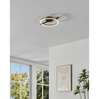 Nástěnná lampa Eglo AMANDOLO černá hliník 901113