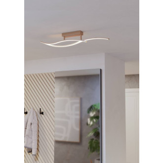 Nástěnná lampa Eglo GRISOLIA hnědá ocel, plast 901211