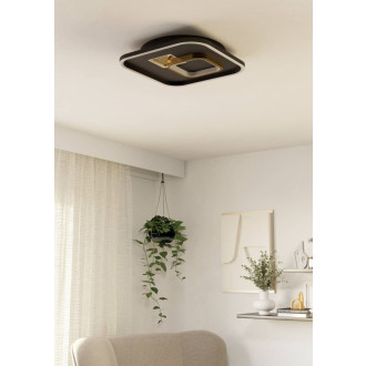 Nástěnná lampa Eglo TIRIOLO černá, zlatá ocel, plast 901245
