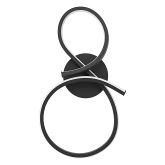 Nástěnná lampa Eglo SERPINS černá hliník 901268