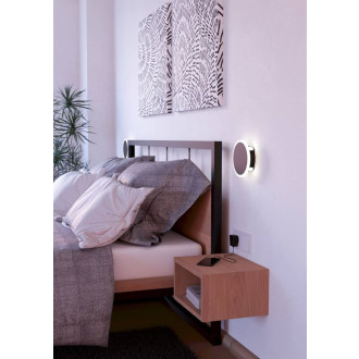 Nástěnná lampa Eglo černá hliník 901585