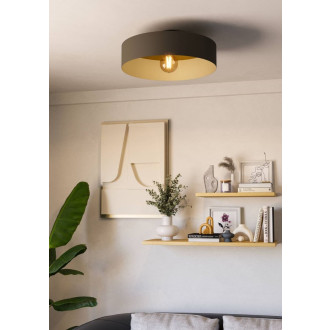 Nástěnná lampa Eglo DUAIA šedohnědá ocel 901745