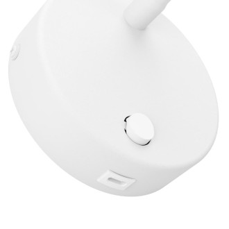 Nástěnná lampa Eglo bílá ocel 901782