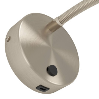 Nástěnná lampa Eglo matný nikl ocel 901783