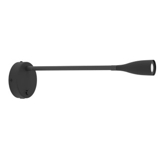 Nástěnná lampa Eglo černá ocel 901781
