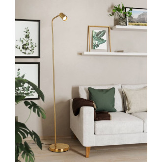 Stojací lampa Eglo RIGOMAGNO kartáčovaná mosaz ocel 901866
