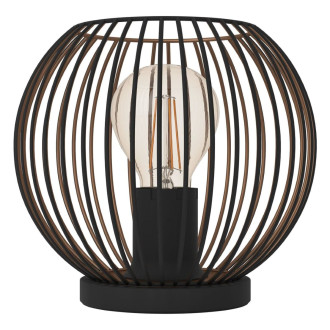 Stojací lampa Eglo ALMANZORA černá, měděná ocel 901872
