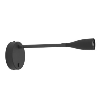 Nástěnná lampa Eglo OLIVANDINO černá ocel 901818
