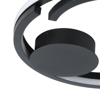 Nástěnná lampa Eglo MEZZOMONTE černá hliník 901821