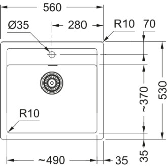 Franke SID 610 dřez béžová SID610BE