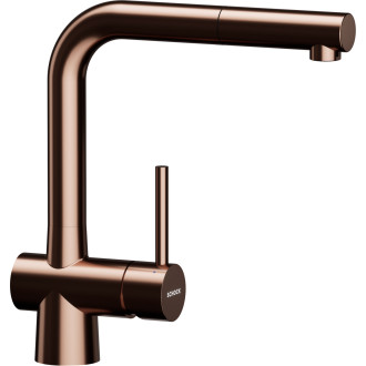 Schock Laios dřezová baterie s vytahovací koncovkou Copper Brushed 517120COB