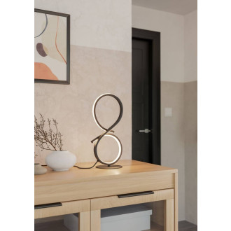 Stojací lampa Eglo SERPINS černá hliník 901269