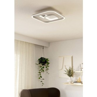Nástěnná lampa Eglo TIRIOLO bílá, stříbrná ocel, plast 901247
