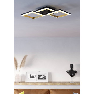 Nástěnná lampa Eglo CALLIERA černá, mosaz ocel, plast 901222