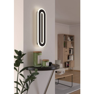 Nástěnná lampa Eglo MACCHIONI černá, bílá ocel, plast 901242