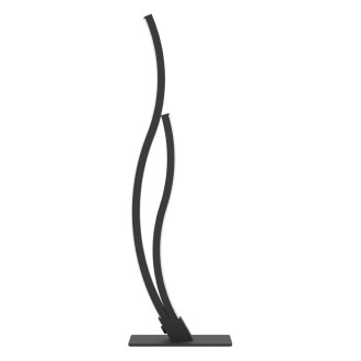 Stojací lampa Eglo GRISOLIA černá ocel, plast 901208