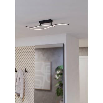 Nástěnná lampa Eglo GRISOLIA černá ocel, plast 901206