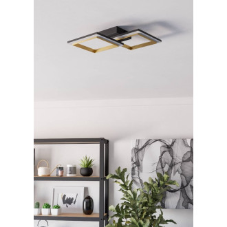 Nástěnná lampa Eglo CALLIERA černá, mosaz ocel, plast 901225