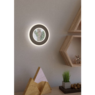 Nástěnná lampa Eglo MACCHIONI černá, bílá ocel, plast 901237