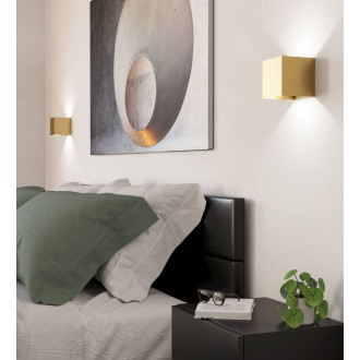 Nástěnná lampa Eglo VALMONTONE kartáčovaná mosaz hliník 901091