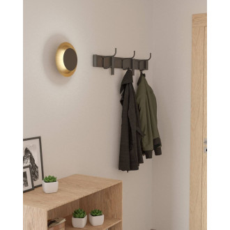 Nástěnná lampa Eglo TOCINA černá, kartáčovaná mosaz ocel 900988