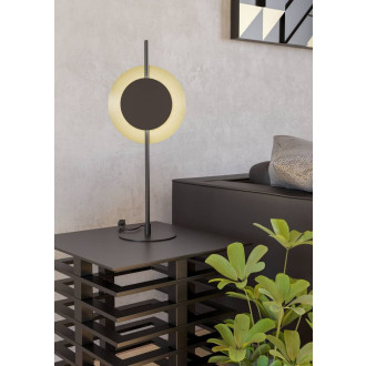 Stojací lampa Eglo TOCINA černá, kartáčovaná mosaz ocel 900989