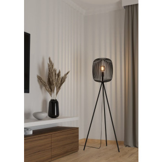 Stojací lampa Eglo ROMAZZINA černá ocel 900522