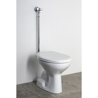 TEMPOR trubka pro nástěnný WC ventil, průměr 25 mm, chrom