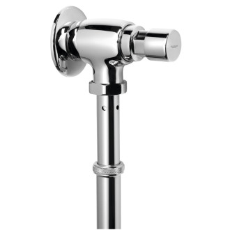 TEMPOR samouzavírací nástěnný WC ventil s trubkou, chrom