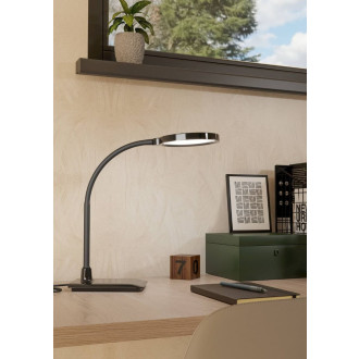 Stojací lampa Eglo LAURO černá plast 902175