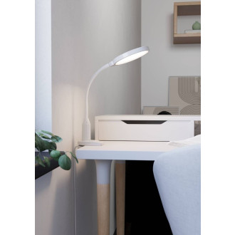 Stojací lampa Eglo LAURO bílá plast 902177