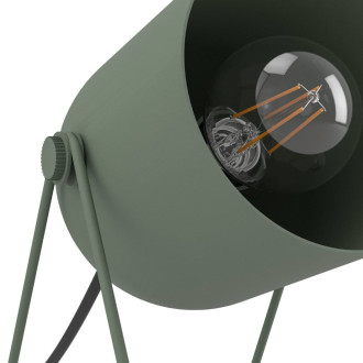 Stojací lampa Eglo TILSTON zelená ocel 44136