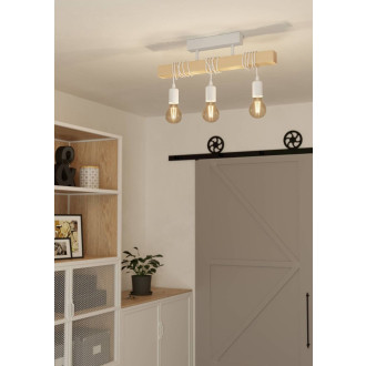 Nástěnná lampa Eglo TOWNSHEND bílá ocel 44082