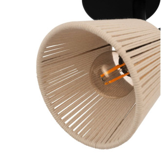 Nástěnná lampa Eglo SEAGARD černá ocel 44138