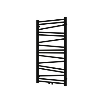 Radiátor kombinovaný SAT Lilon 97,5x50 cm černá matná SATRALI975500SBL