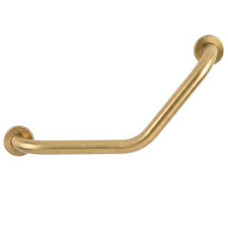 Koupelnové úhlové madlo BRUSH GOLD